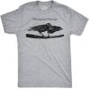 Mens Funny Animal Shirts Crazy Polar Bear Goat Flip Squirrel Hunter and Crow Animal Graphic Tees(Light Heather Grey – Attempted Murder)