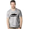 Mens Funny Animal Shirts Crazy Polar Bear Goat Flip Squirrel Hunter and Crow Animal Graphic Tees(Light Heather Grey – Attempted Murder)