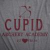 Mens Funny Valentines Day T Shirts Sarcastic Valentines Day T Shirts for Men(Dark Heather Grey – Archery)