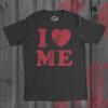 Mens I Love Me T Shirt Funny Self Love Valentine’s Day Single Tee(Heather Black)