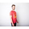 Mens Iron Science Man T Shirt Cool Novelty Funny Nerdy Graphic Print Tee Guys(Red)