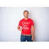 Mens Naughty List Nice List Tried My Best Funny Graphic Santa Christmas T Shirt(Heather Red – Tried My Best)