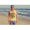 Mens Suns Out Guns Out Tank Funny Workout Tanks Hilarious Gym Shirt(Navy)