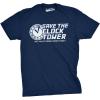 Save The Clock Tower T Shirt Funny Vintage Graphic 80s 90s Tee Cool Saying(Blue)