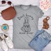 Womens Best Bunny Mom Ever T Shirt Funny Funny Easter Sunday Graphic Novelty Tee(Light Heather Grey)