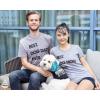 Womens Dog Mom and Cat Mom Funny T Shirts Cute Pet Tees for Women with Cats or Dogs(Dark Heather Grey – Best Dog Mom)