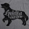 Womens Dog Mom and Cat Mom Funny T Shirts Cute Pet Tees for Women with Cats or Dogs(Dark Heather Grey – Golden Mom)