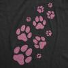 Womens Dog Mom and Cat Mom Funny T Shirts Cute Pet Tees for Women with Cats or Dogs(Heather Black – Glitter Dog Paw)