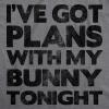 Womens Easter Bunny T Shirts Funny Easter Shirts for Women Cute Bunny Tees(Dark Heather Grey – Bunny Plans)