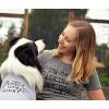 Womens I’m Only Talking to My Dog Today Funny Shirts Dog Lovers Novelty Cool T Shirt(Heather Green)
