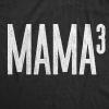Womens Mama Squared Cubed T Shirts Funny Mom of Two Three or Four Tees for Mothers Day(Heather Black – Mama Cubed)