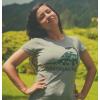 Womens Mamasaurus Brontosaurus and Mamasaurus Rex Dinosaur Mom T Shirts Funny Cool Graphic Tee for Mothers Day(Dark Heather Grey – Mamasaurus)