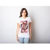 Womens Queen of Hearts T Shirt Funny Vintage Graphic Cool Cute Tee for Ladies(White)