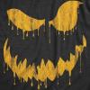 Womens Spooky and Funny Pumpkin Face Tees Halloween Jack O Lantern Tees for Womens(Heather Black – Dan)