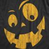 Womens Spooky and Funny Pumpkin Face Tees Halloween Jack O Lantern Tees for Womens(Heather Black – Sillyjack)