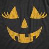 Womens Spooky and Funny Pumpkin Face Tees Halloween Jack O Lantern Tees for Womens(Heather Black – Wendy)