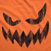 Womens Spooky and Funny Pumpkin Face Tees Halloween Jack O Lantern Tees for Womens(Orange – Wayne)