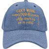 Crazy Dog T-Shirts Funny Fishing Hats Hilarious Fish Graphic Caps(Blue – My Arm is in a Cast)