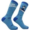 Crazy Dog T-Shirts Funny Mens Fishing Socks Cool Boat Crews for Anglers with Rods(Fish Finder)