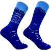 Crazy Dog T-Shirts Funny Mens Fishing Socks Cool Boat Crews for Anglers with Rods(Those Who Bait)