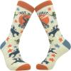 Crazy Dog T-Shirts Mens Funny Science Socks With Awesome Graphics for Men(First Rodeo)