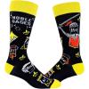 Crazy Dog T-Shirts Mens Funny Science Socks With Awesome Graphics for Men(Noble Gases)