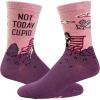 Crazy Dog T-Shirts Women’s Not Today Cupid Socks Funny Single Valentine’s Day Novelty Footwear