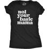 Funny Mom T Shirts Sarcastic Mothers Day Tees for The Best Mom Ever(Heather Black – Basic Mama)