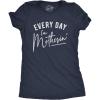 Funny Mom T Shirts Sarcastic Mothers Day Tees for The Best Mom Ever(Heather Navy – Every Day Motherin)