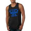 Let Me Know If My Biceps Get in The Way Tank Top Funny Workout Sleeveless Tee(Black)