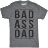 Dark Heather Grey - Bad A-- Dad
