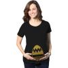 Maternity Golden Easter Egg Bump Funny Baby Pregnancy Announcement T Shirt