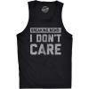 Mens Fitness Tank Breaking News I Don’t Care Tanktop Funny Sarcastic Graphic Novelty Tank(Black)