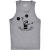 Mens Fitness Tank Dost Thou Even Hoist Tanktop Funny Workout Gym Shirt(Light Heather Grey – Thou Hoist)