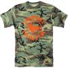Mens Funny Animal Shirts Crazy Polar Bear Goat Flip Squirrel Hunter and Crow Animal Graphic Tees(Camo – Squirrel Orange Ink)