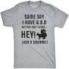 Mens Funny Animal Shirts Crazy Polar Bear Goat Flip Squirrel Hunter and Crow Animal Graphic Tees(Light Heather Grey – Add Squirrel)