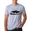 Mens Funny Animal Shirts Crazy Polar Bear Goat Flip Squirrel Hunter and Crow Animal Graphic Tees(Light Heather Grey – Attempted Murder)