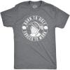 Mens Funny Golfing T Shirts with Sarcastic Sayings Novelty Golf Tees for Guys(Dark Heather Grey – Born to Golf)