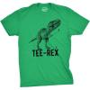 Mens Funny Golfing T Shirts with Sarcastic Sayings Novelty Golf Tees for Guys(Heather Green – Tee Rex)