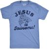 Light Heather Blue - Jesus is Jawsome