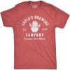 Mens Funny Valentines Day T Shirts Sarcastic Valentines Day T Shirts for Men(Heather Red – Cupid Brewing)