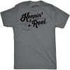 Mens Keepin It Reel T Shirt Funny Cool Fishing Gift for Fisherman Humor Graphic(Dark Heather Grey)