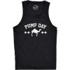 Mens Pump Day Funny Camel Hump Day Workout Sleeveless Fitness Tank Top(Black)