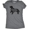 Womens Dog Mom and Cat Mom Funny T Shirts Cute Pet Tees for Women with Cats or Dogs(Dark Heather Grey – Golden Mom)