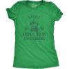 Womens Easily Distracted by Leprechauns T Shirt Funny Saint Patrick’s Day Parade Novelty Graphic Tee for Ladies