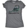 Womens Mamasaurus Brontosaurus and Mamasaurus Rex Dinosaur Mom T Shirts Funny Cool Graphic Tee for Mothers Day(Dark Heather Grey – Mamasaurus)