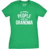 Womens My Favorite People Call Me Grandma, Mom, Mommy, and More T Shirts Funny Mothers Day Tees for Moms(Heather Green – Grandma)
