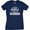 Womens My Favorite People Call Me Grandma, Mom, Mommy, and More T Shirts Funny Mothers Day Tees for Moms(Heather Navy – Grandma)