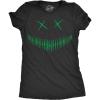 Womens Spooky and Funny Pumpkin Face Tees Halloween Jack O Lantern Tees for Womens(Heather Black – Zach)