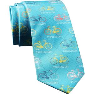 Crazy Dog T-Shirts Funny Sports Ties for Men Novelty Graphic Ties for Golf Fishing and Exercise Guys(Cycologist)